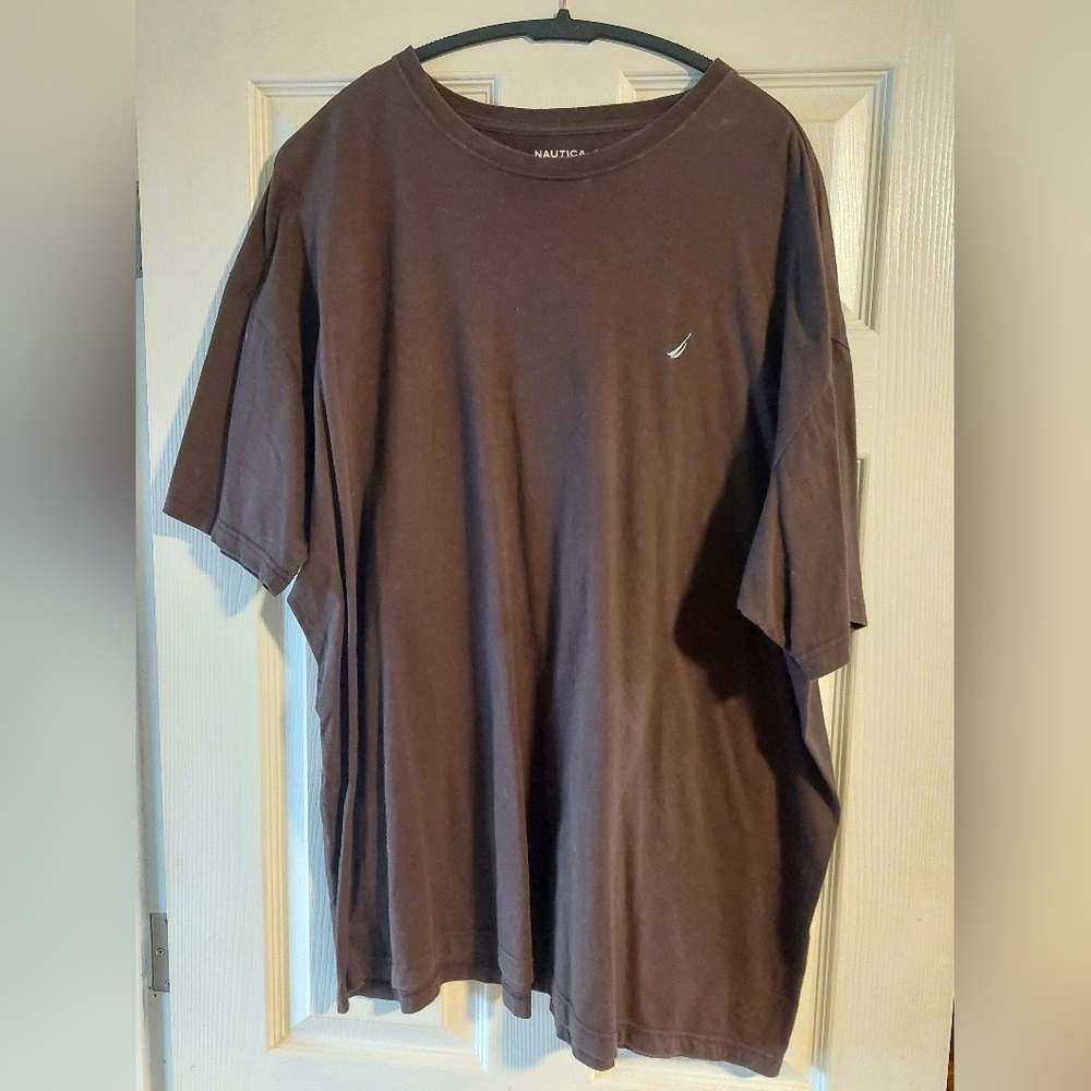 Nautica Men's Chocolate Short Sleeve Tee